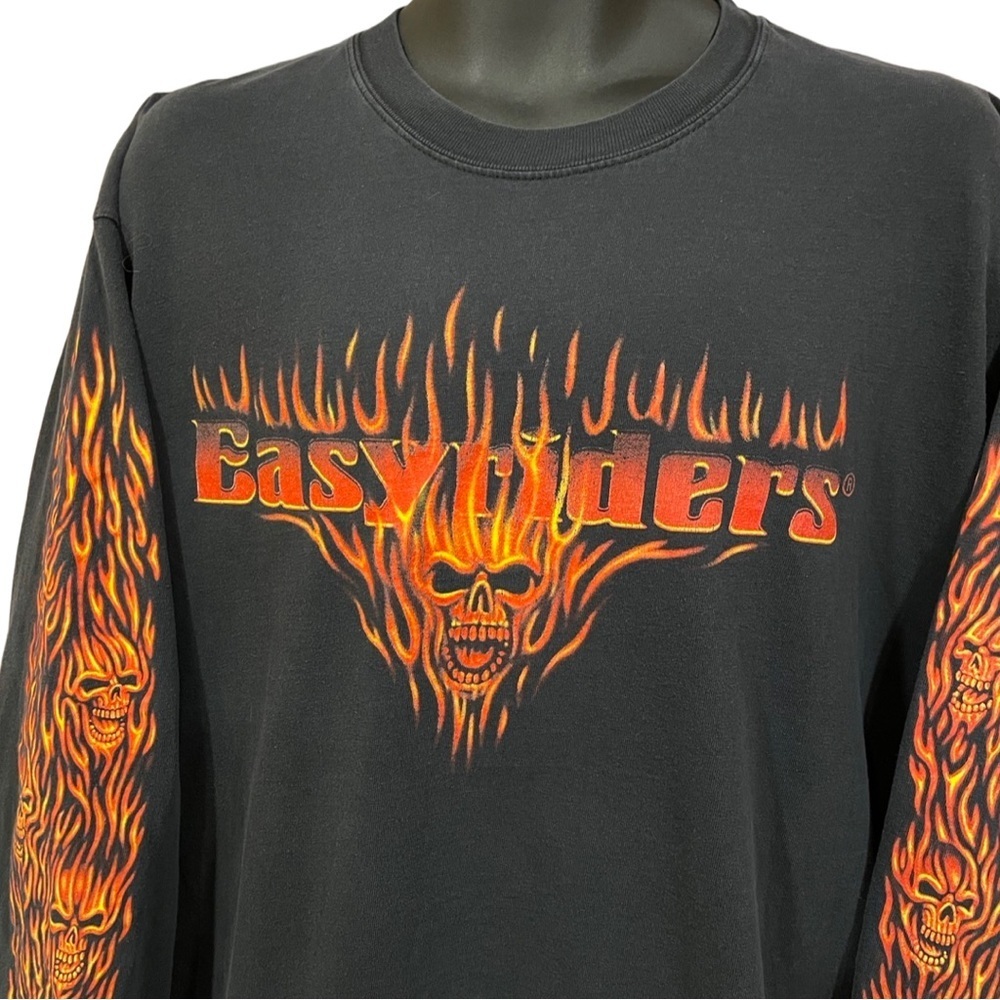 Vintage 90s Easy Rider LongSleeve Shirt - Picture 3 of 6